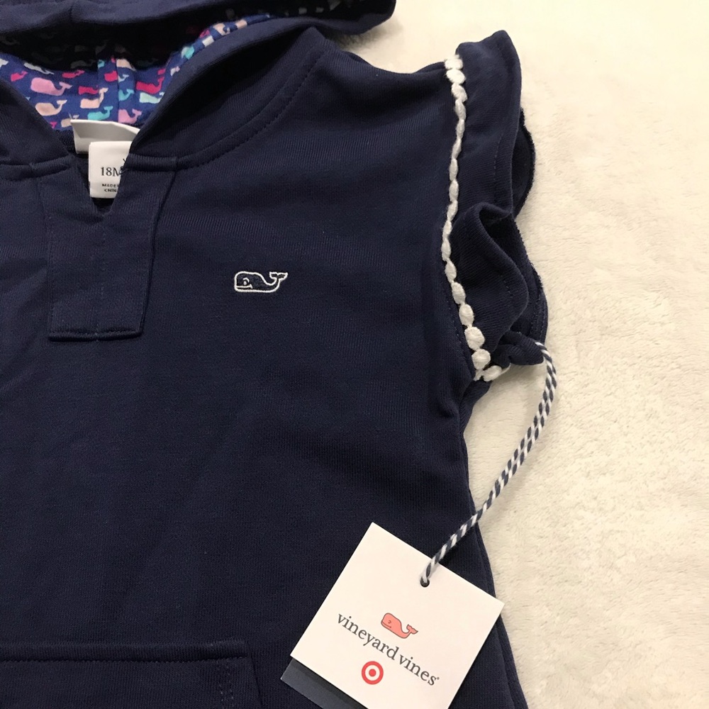 🎉HP🎉 NWT Vineyard Vines Target Swim Hoodie Dress - Picture 6 of 8